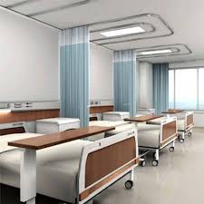 May rèm bệnh viện bằng rèm vải