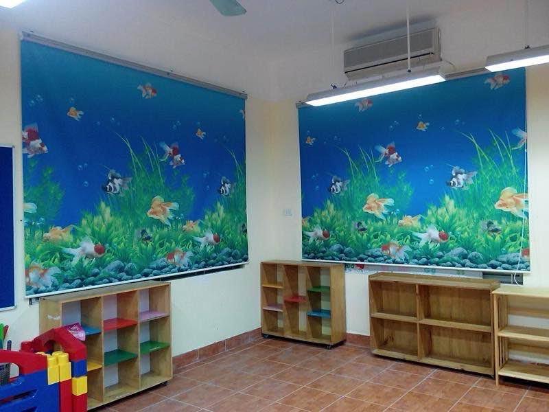 Rèm cuốn cho trường học