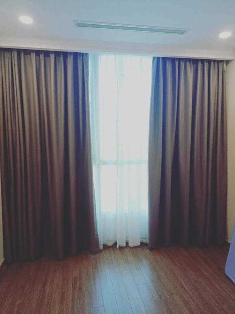 May rèm chống nắng bằng vải bố